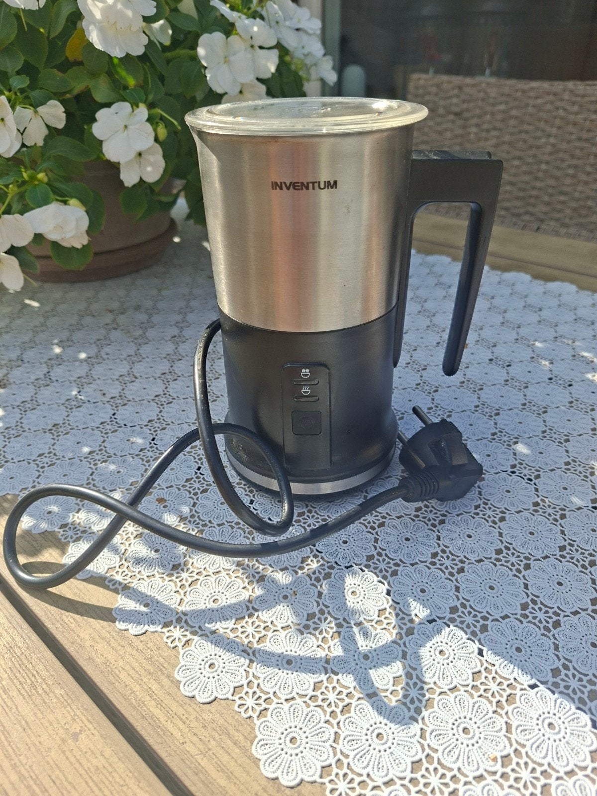 Inventum melkopschuimer MK350 - Perfect schuim voor uw koffi, Witgoed en Apparatuur, Ophalen of Verzenden, Zo goed als nieuw, Elektrische melkopschuimer