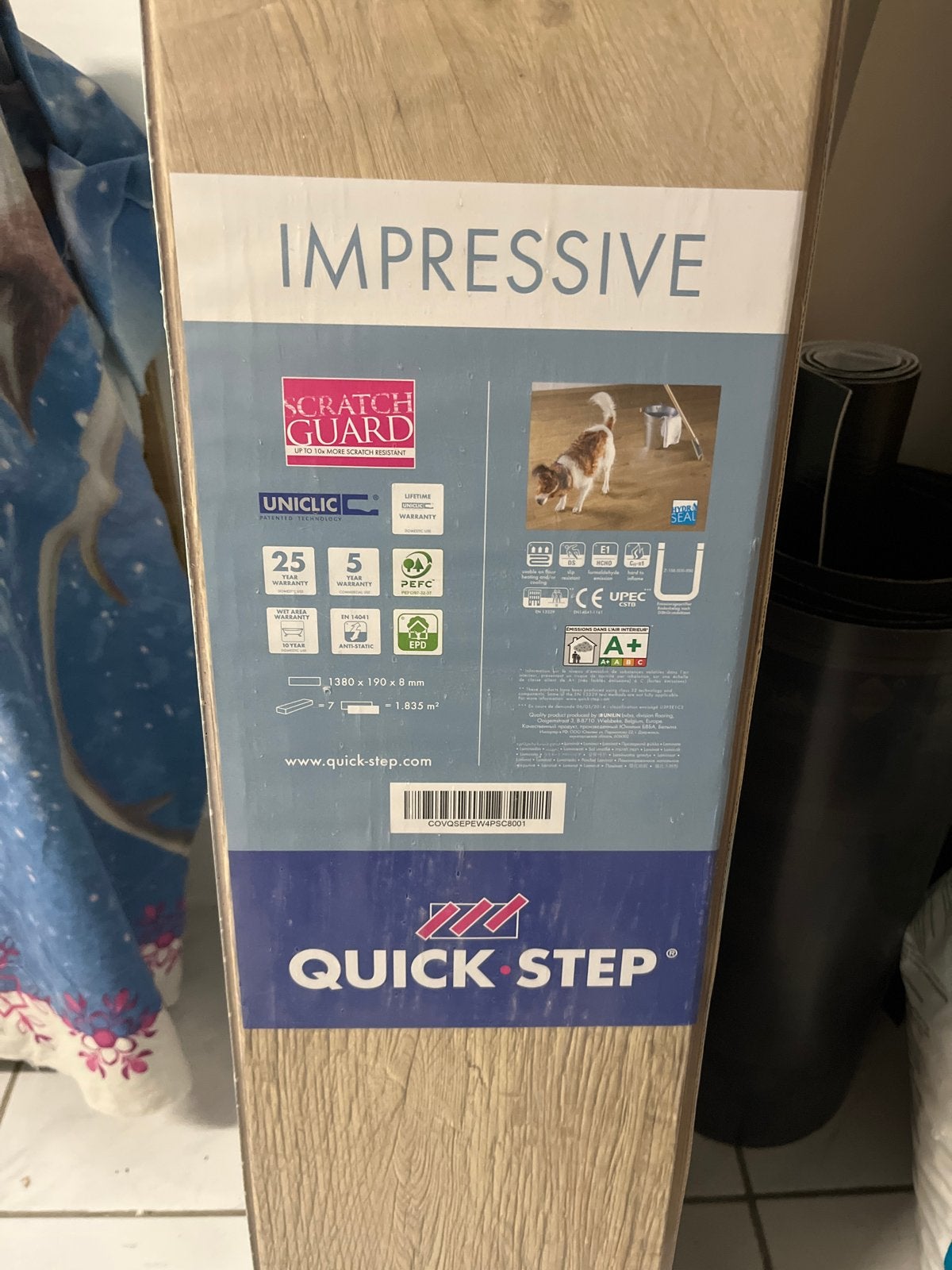 Quick-Step Impressive Laminaat - Nieuw in verpakking, Ophalen, 50 tot 150 cm, Nieuw, 10 m² of meer