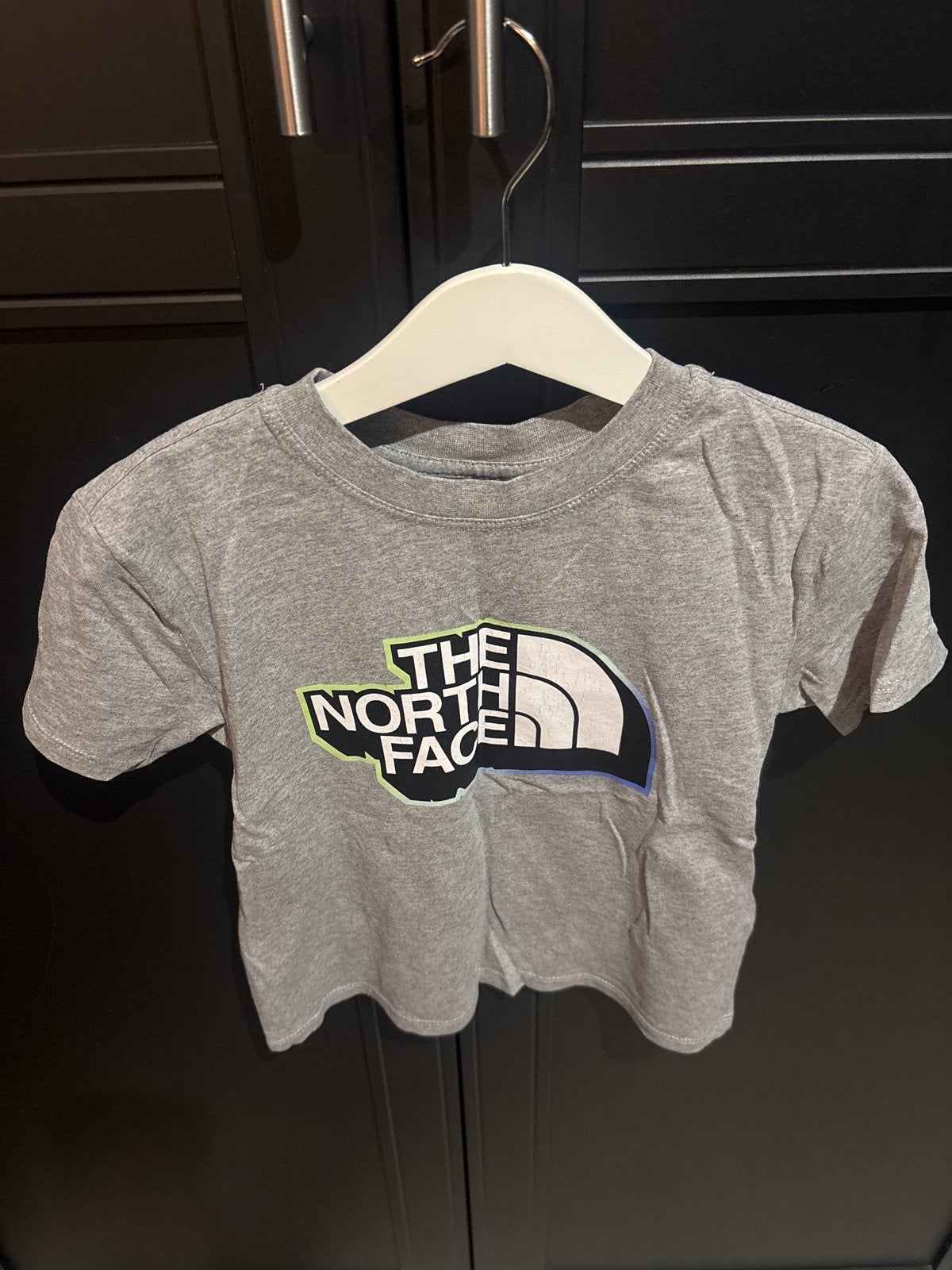 The North Face T-shirt Grijs Maat 5, Ophalen of Verzenden, Zo goed als nieuw, Jongen of Meisje