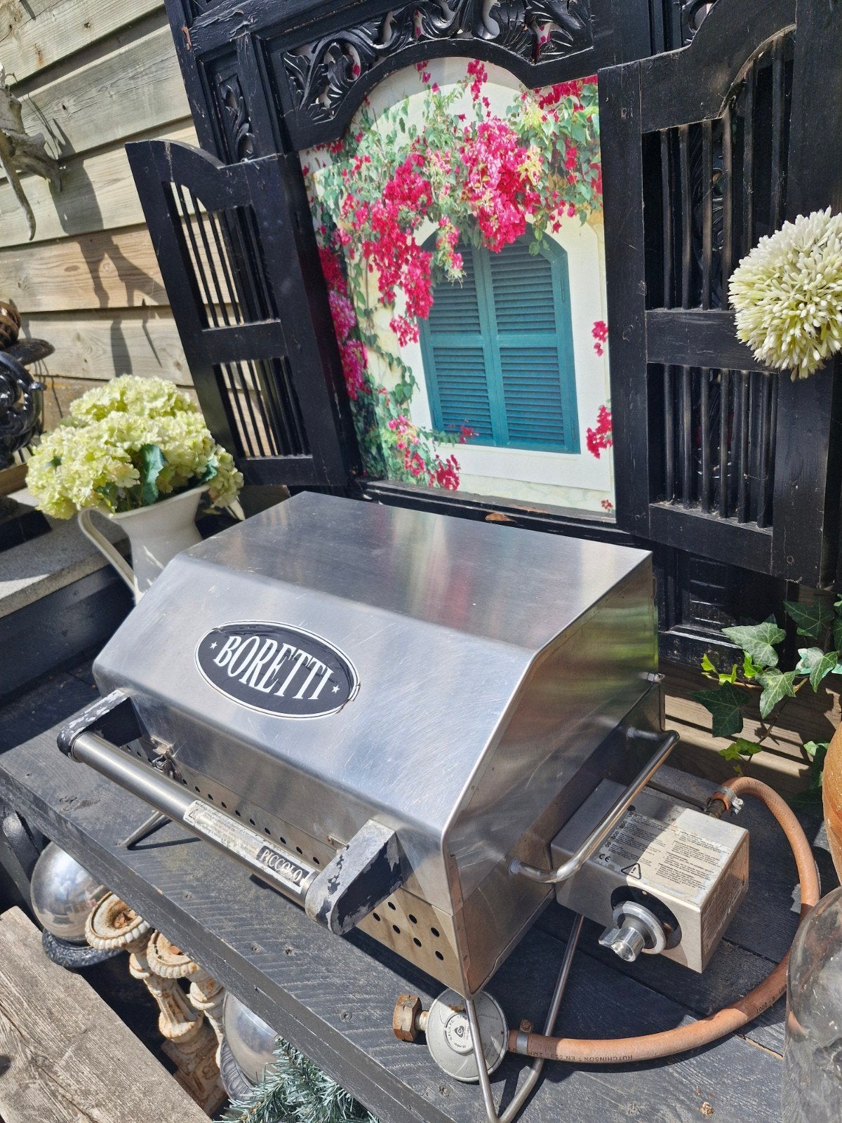 Gave gas boretti barbecue in goede staat heeft geen schade, Ophalen of Verzenden