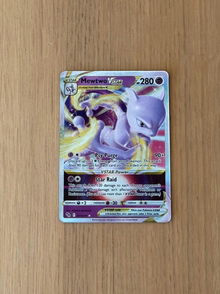Mewtwo VSTAR, Ophalen, Zo goed als nieuw