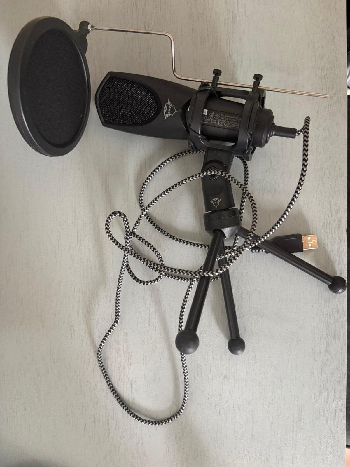 Microfoon Trust GXT 232 Mantis usb / streaming / gamingmic, Muziek en Instrumenten, Microfoons, Ophalen, Zo goed als nieuw, Overige typen
