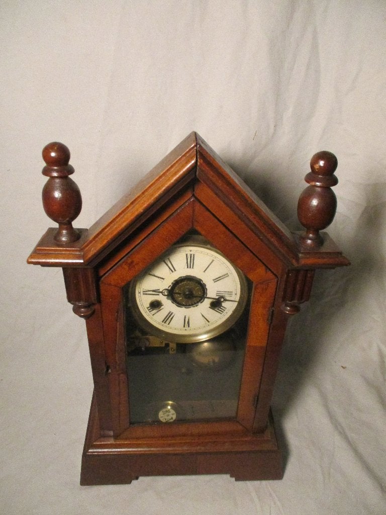antiek klokje met sleutel, Antiek en Kunst, Ophalen of Verzenden