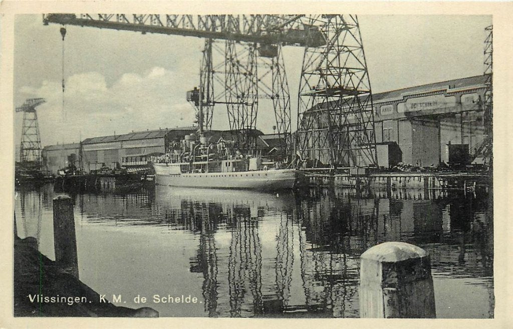 378-300-031 Vlissingen  KM de Schelde, Verzamelen, Verzenden, Voor 1920, Zeeland