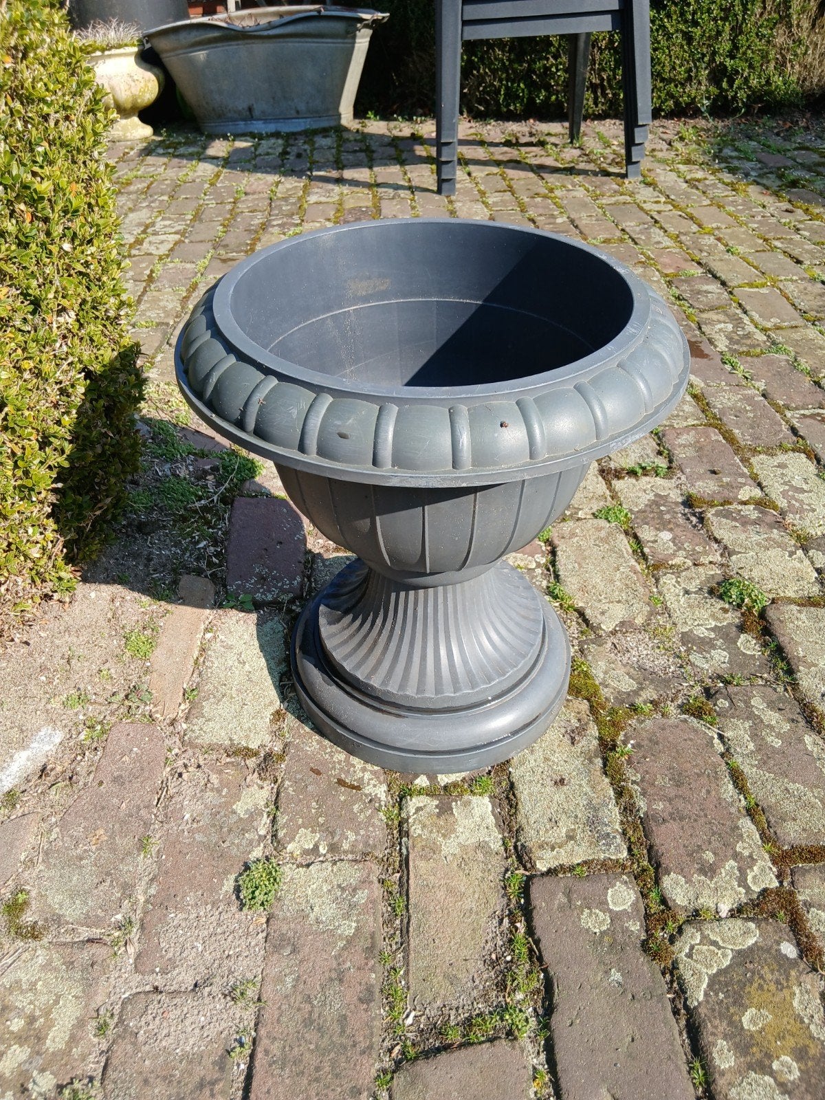 Kunststof tuinvaas., Tuin en Terras, Tuinvazen, Ophalen