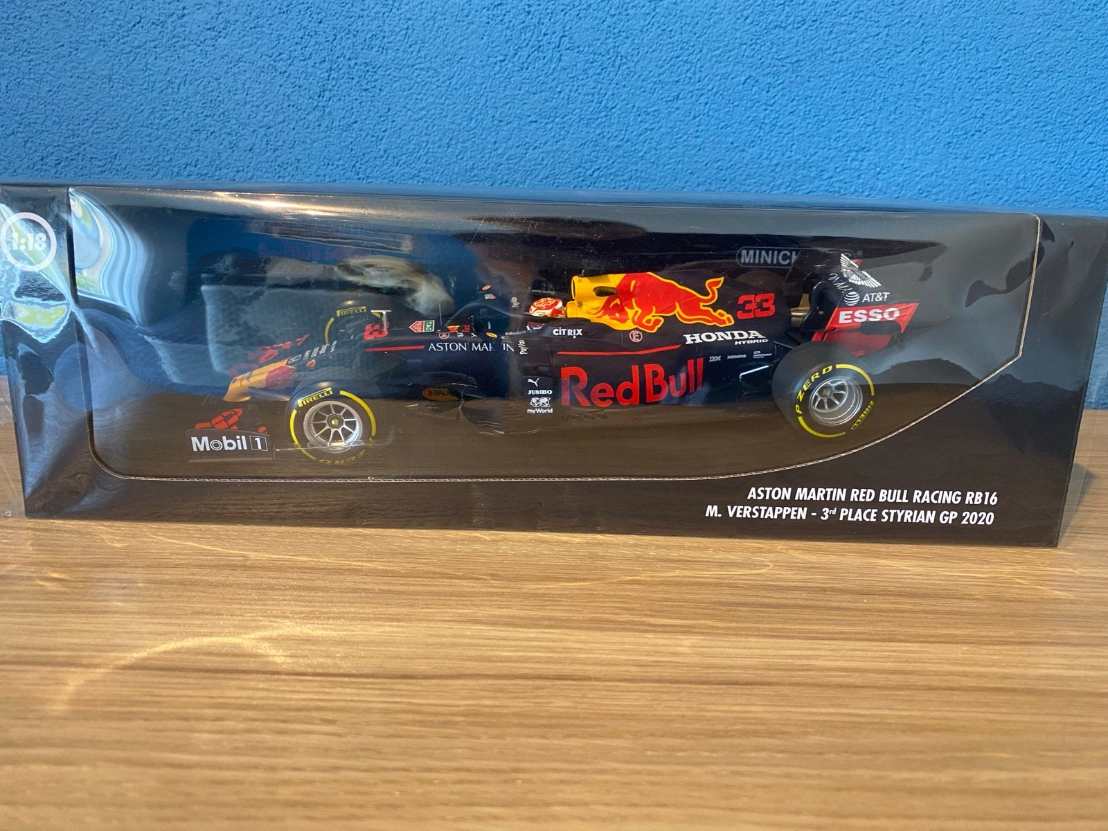 Minichamps Red Bull RB16 Max Verstappen 3e Stiermarken GP, Hobby en Vrije tijd, Modelauto's | 1:18, Ophalen of Verzenden, Nieuw