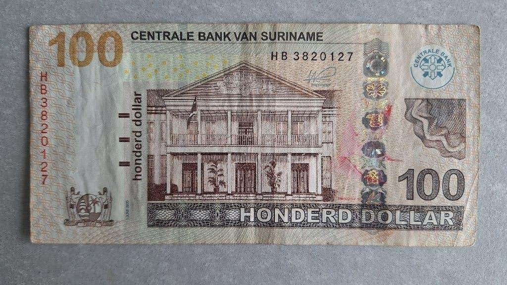 100  srd, Postzegels en Munten, Bankbiljetten | Nederland, Ophalen of Verzenden, 100 gulden