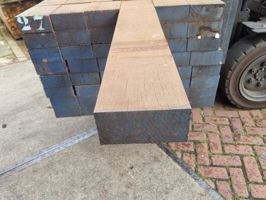 Hardhouten balken 7.0x15.0 cm € 10,- per meter incl., Tuin en Terras, Palen, Balken en Planken, Ophalen, Nieuw, Hardhout, 180 tot 250 cm