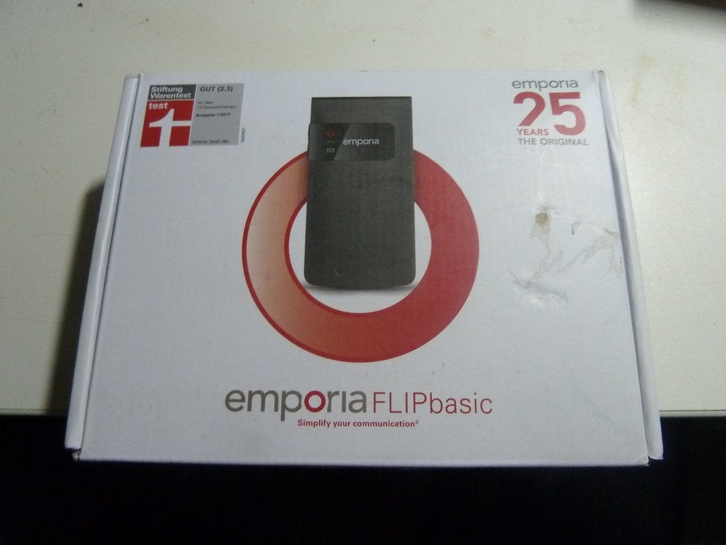 Emporia basic flip GSM telefoon senior, Inklapmodel, Ophalen of Verzenden, Zo goed als nieuw, Zonder simlock