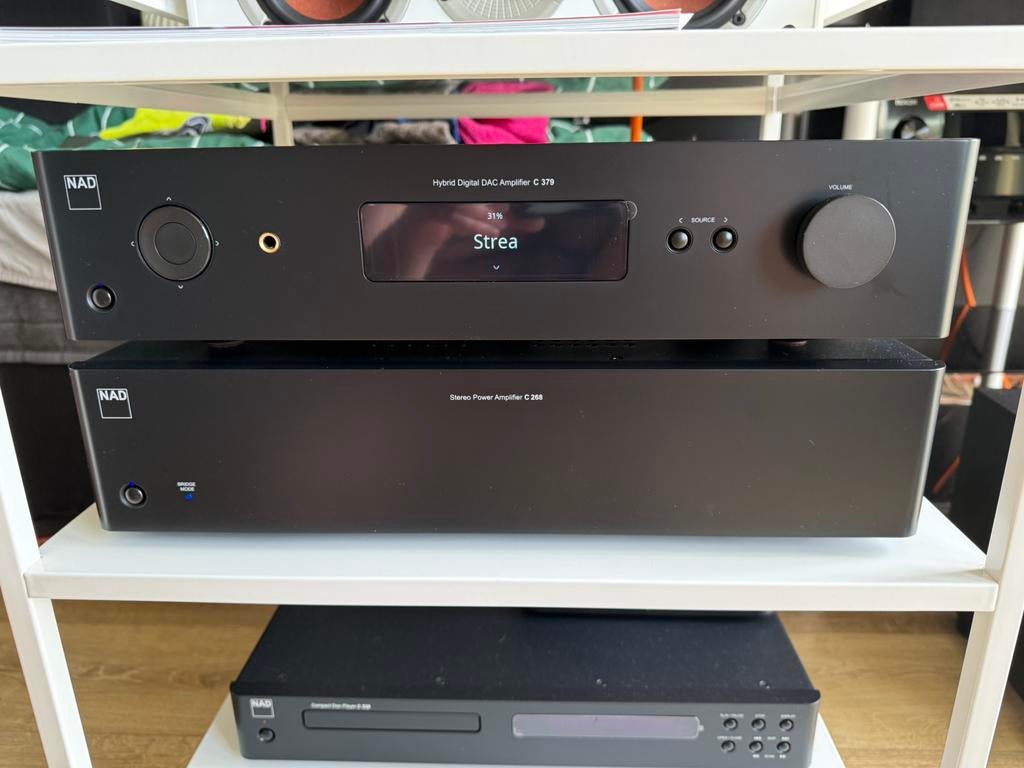 NAD C379 + C268 amplifiers combo!, Overige merken, Ophalen of Verzenden, Zo goed als nieuw, 120 watt of meer