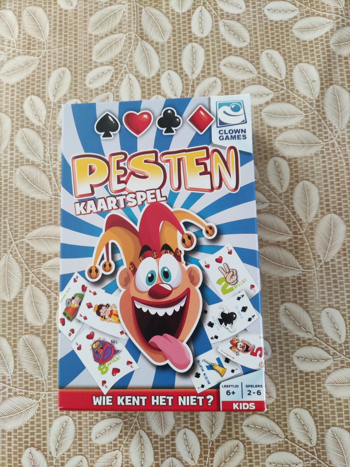 Pesten kaartspel, Een of twee spelers, Ophalen of Verzenden, Zo goed als nieuw, Clown Games