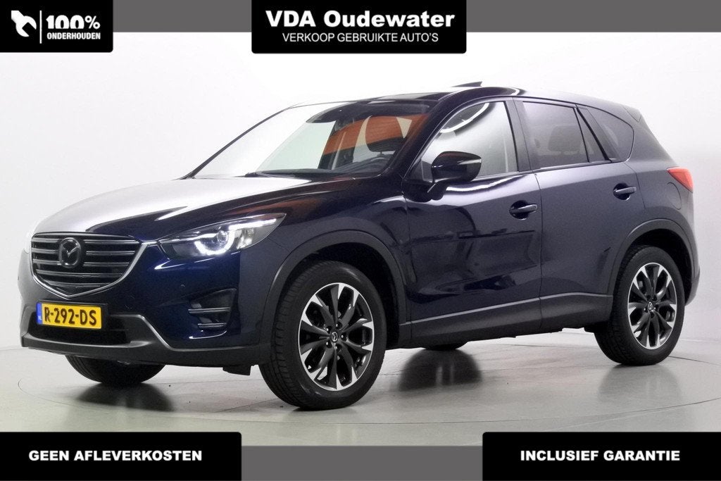 Mazda CX-5 2.5 192pk AWD Automaat GT-M Schuifdak, Automaat, Blauw, 1415 kg, Automatische klimaatregeling