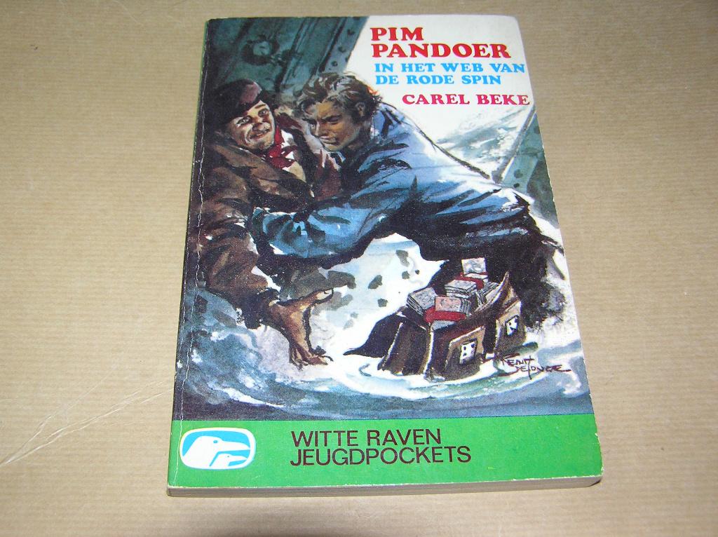 Pim Pandoer in het Web van de Rode Spin - Carel Beke, Gelezen, Ophalen of Verzenden, Fictie, Carel Beke