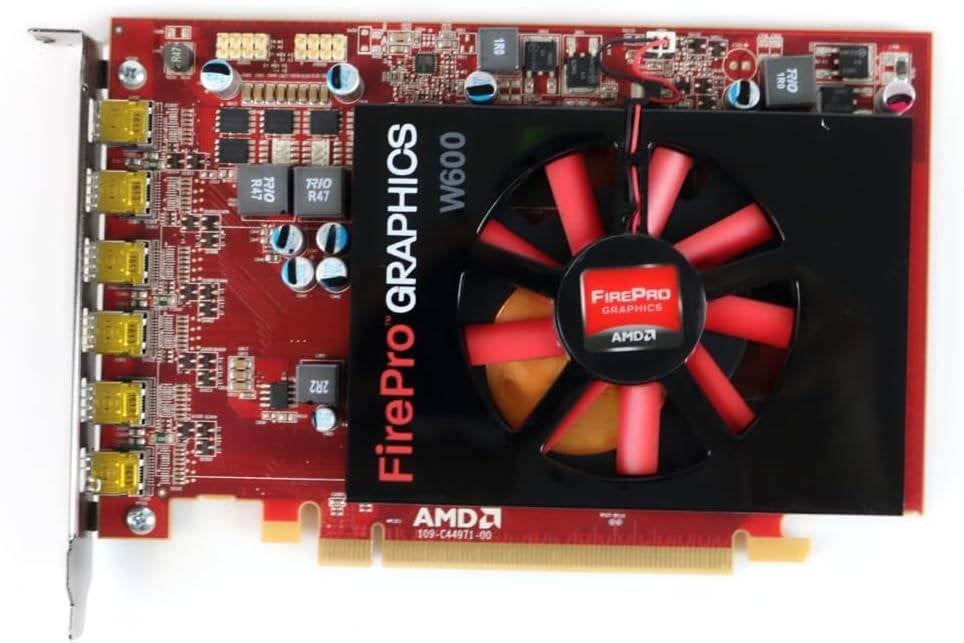 ATI AMD FirePro W600 2GB GDDR5 6X Mini DP [K463) 17-8, AMD, DisplayPort, Ophalen of Verzenden, GDDR5