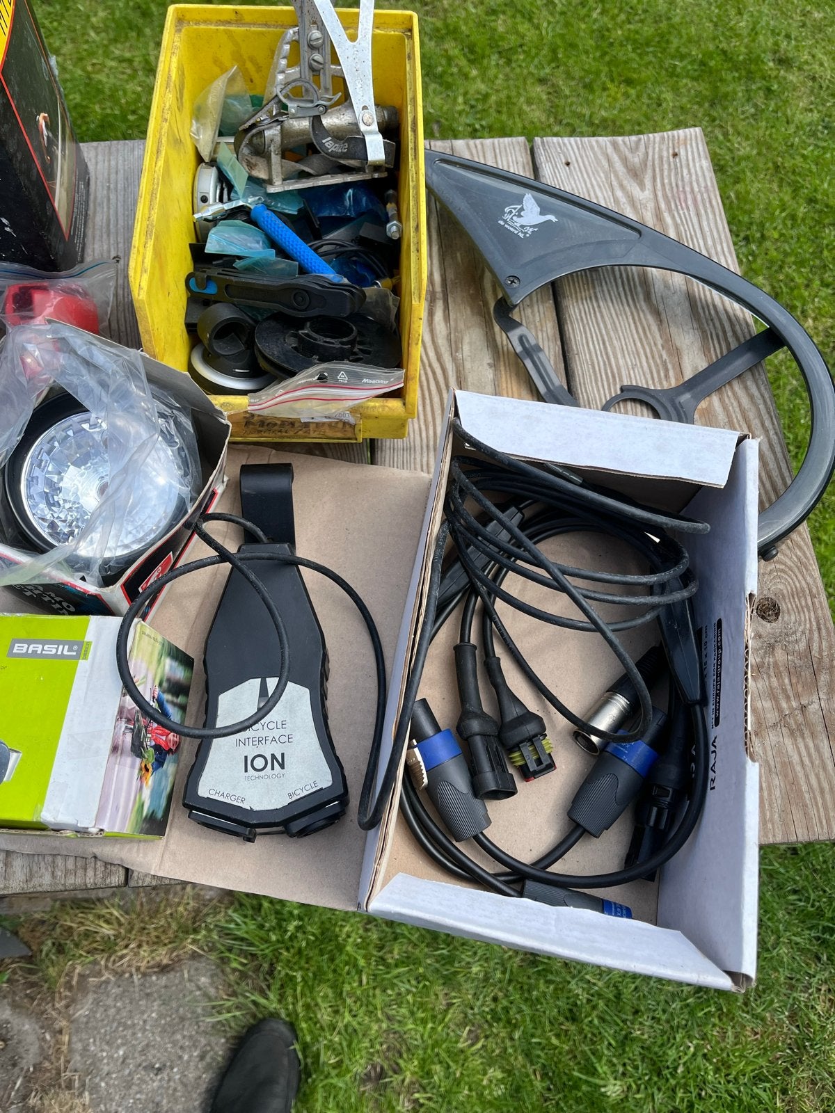 Diverse fiets onderdelen en accessoires, Elektrische fiets, Gebruikt, Overige materialen, Overige typen