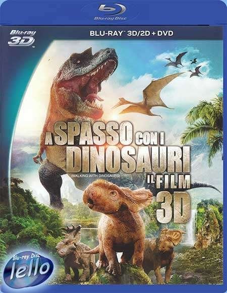 Blu-ray 3D: Walking with Dinosaurs (2013 Charlie Rowe) IT NN, Ophalen of Verzenden, Zo goed als nieuw, Tekenfilms en Animatie