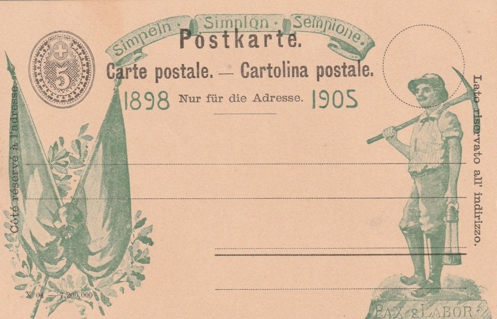 Zwitserland 1905 Postkarte, Postzegels en Munten, Ophalen of Verzenden, Postfris