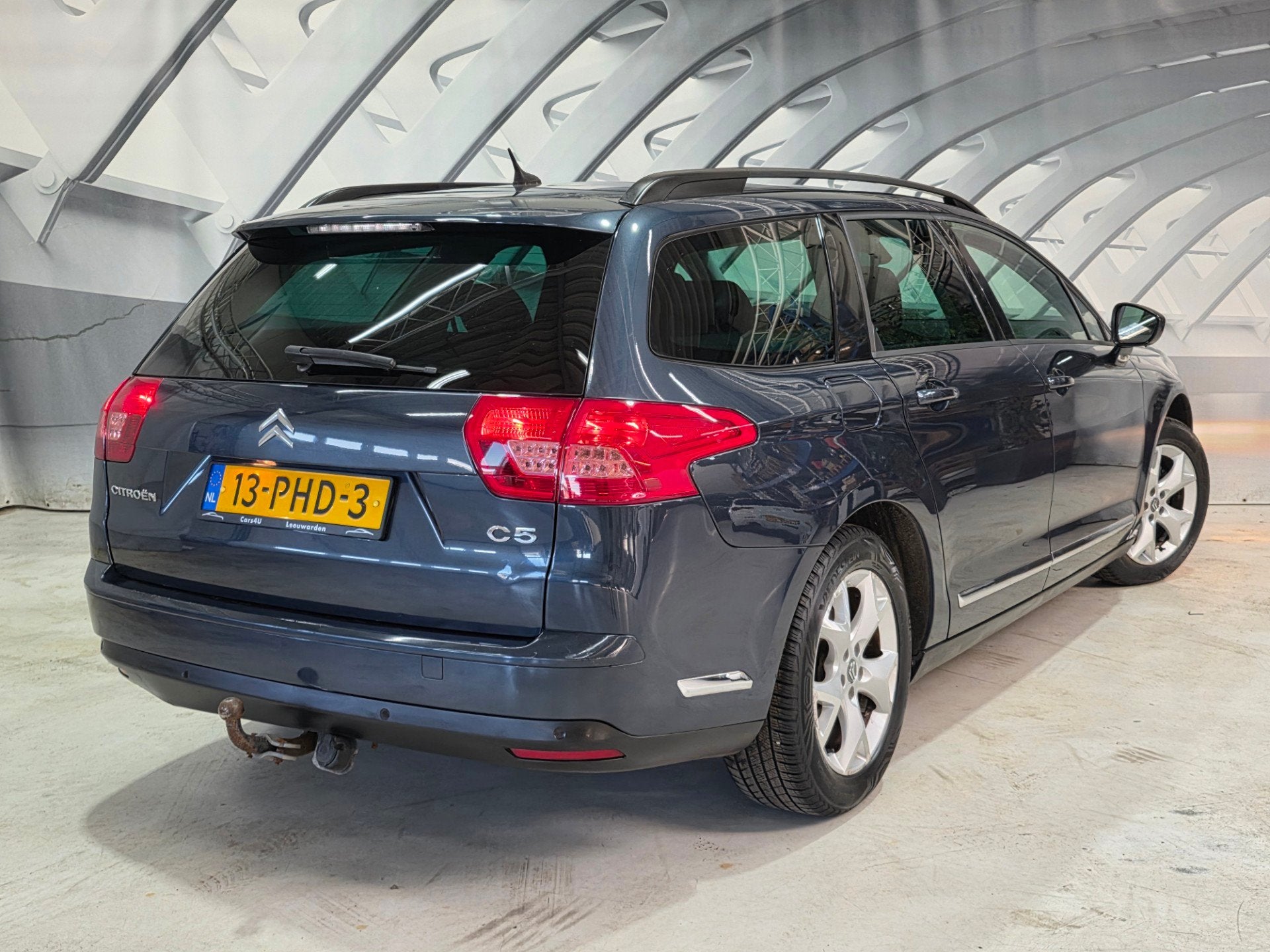 Citroen C5 Tourer 1.6 THP Business half leer, Voorwielaandrijving, Euro 5, Gebruikt, Leder en Stof