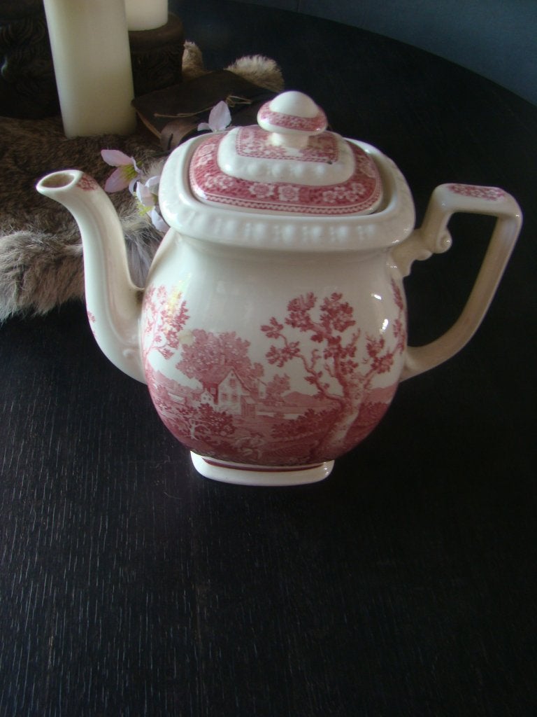 villeroy&boch koffiepot rusticana rot in prachtstaat, Antiek en Kunst, Antiek | Servies los, Ophalen of Verzenden