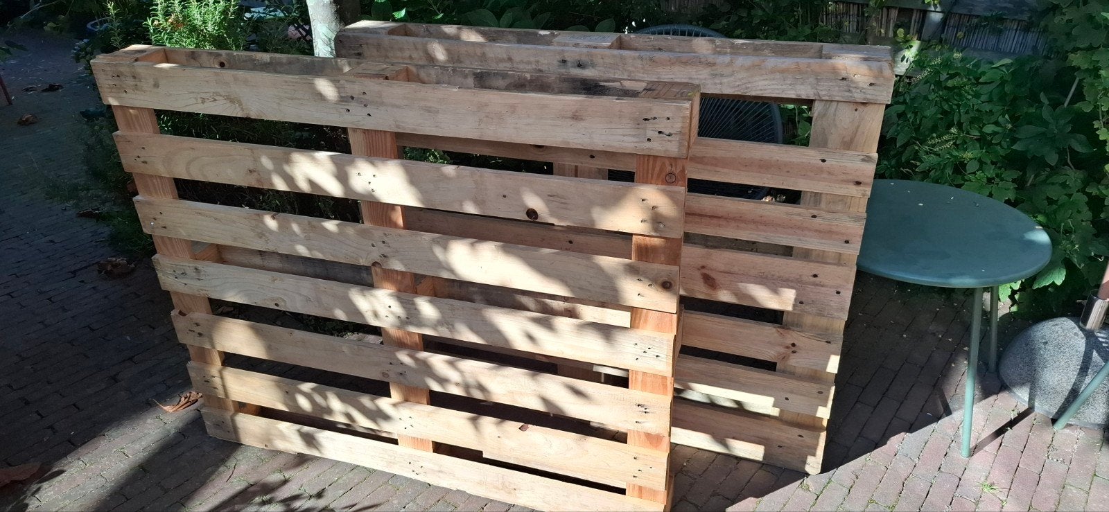 2 pallets 100x120, Ophalen, Overige houtsoorten, Minder dan 200 cm, Pallet