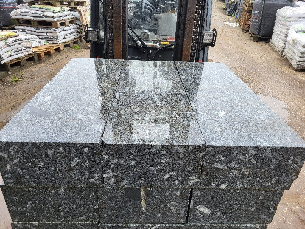 24 stuks natuursteen traptrede 100x35x20cm, Tuin en Terras, Bielzen en Borders, Ophalen, Biels, Zo goed als nieuw, Natuursteen