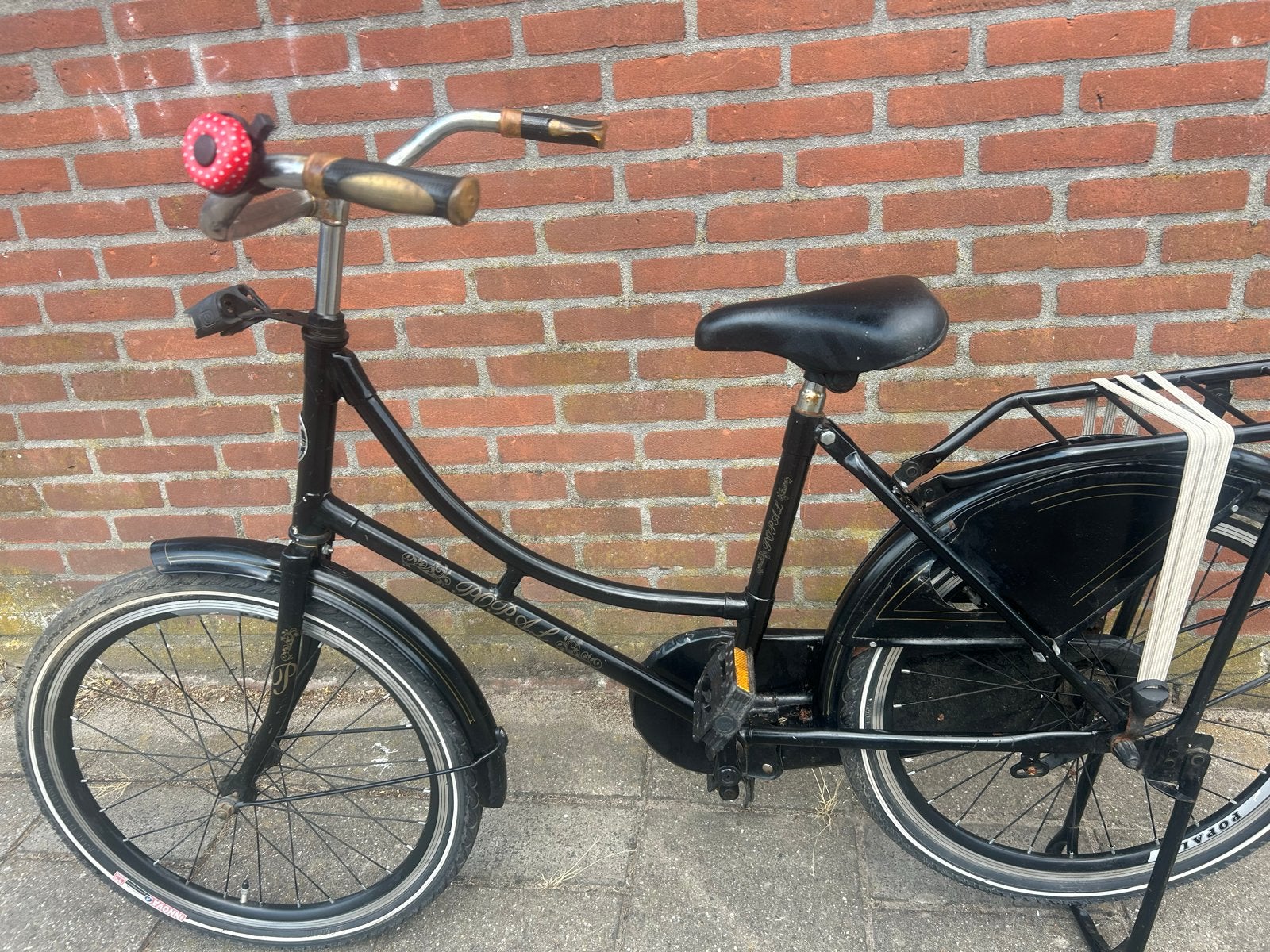 Damesfiets 28 inch - Zwart, Fietsen en Brommers, Fietsen | Dames | Damesfietsen, Ophalen, Gebruikt, Terugtraprem, Overige merken