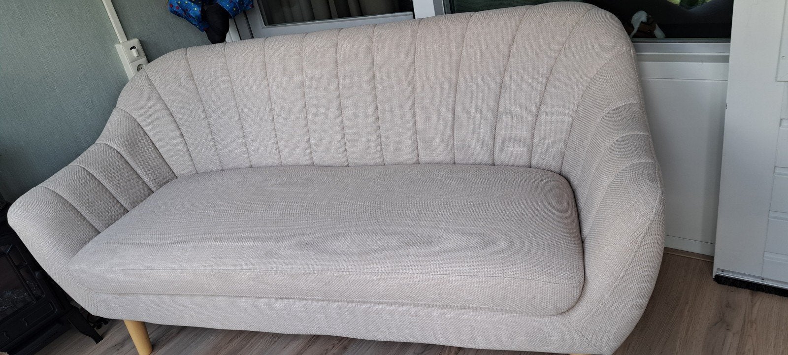 2.5 zits bank egedal, Ophalen, 75 tot 100 cm, Tweepersoons, Stof