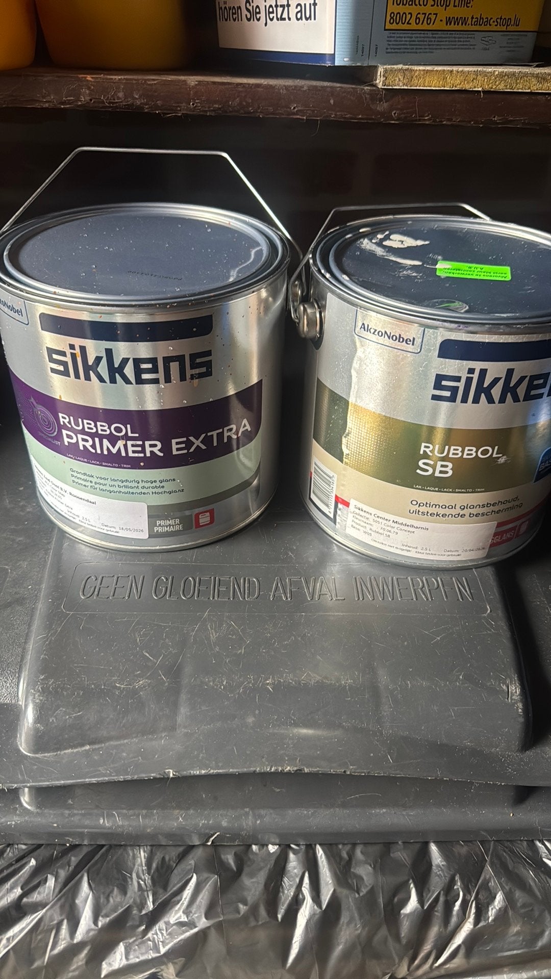 Sikkens lak en grondverf, Doe-het-zelf en Verbouw, Verf, Beits en Lak, Ophalen of Verzenden