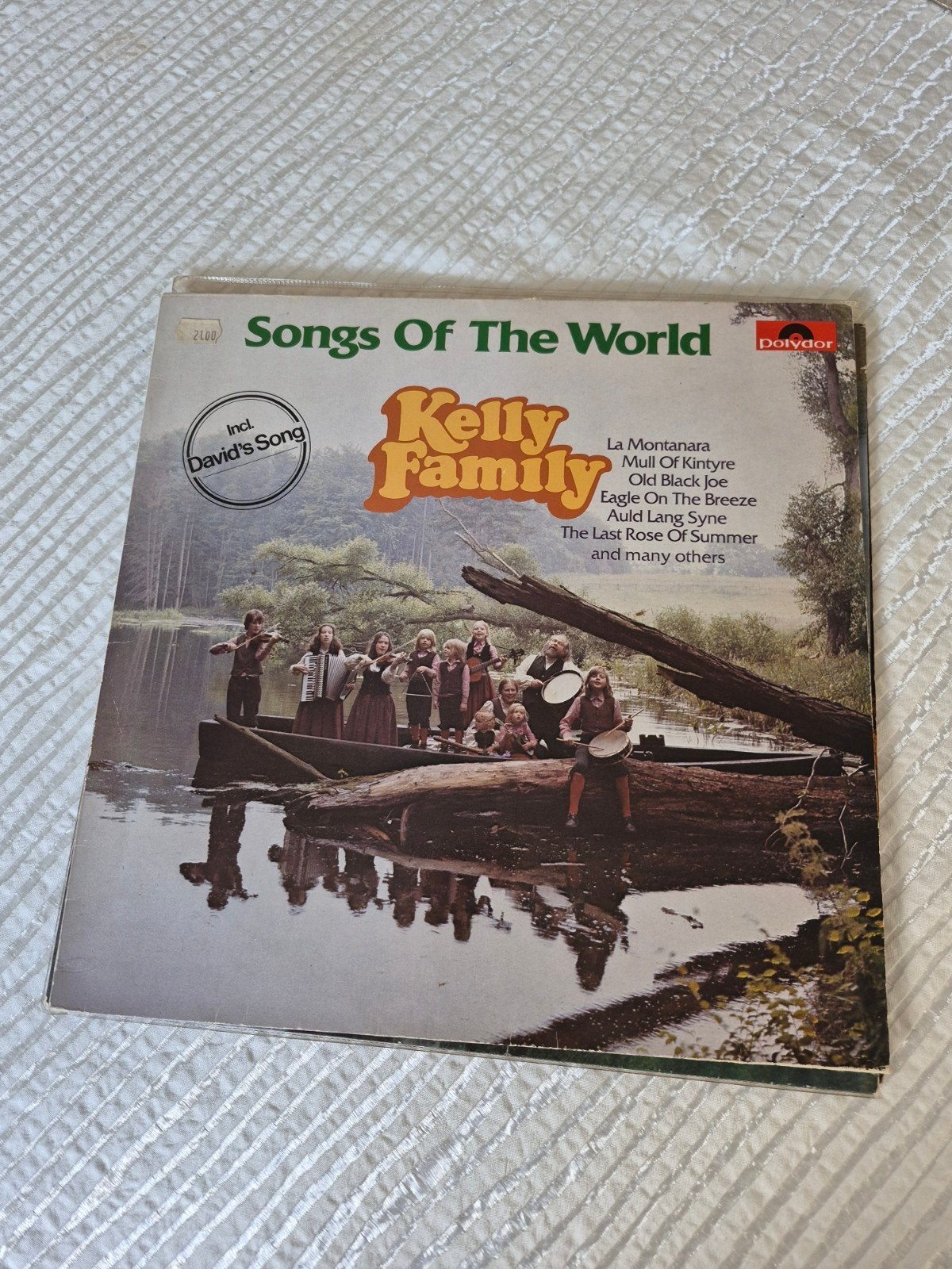The Kelly Family - Songs Of The World LP (Polydor), LP, Gebruikt, Folk, Ophalen of Verzenden