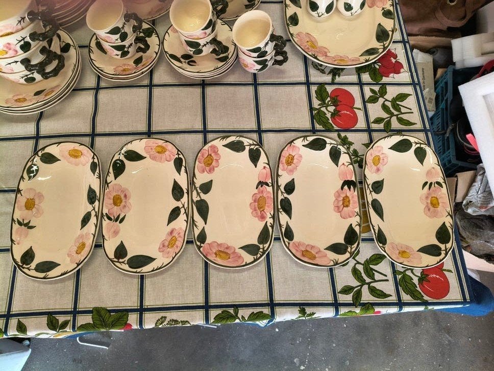 Villeroy & Boch Wild Rose zuurschaaltjes - 5 stuks, Keramiek, Ophalen of Verzenden, Landelijk/Boerenbont, Villeroy & Boch