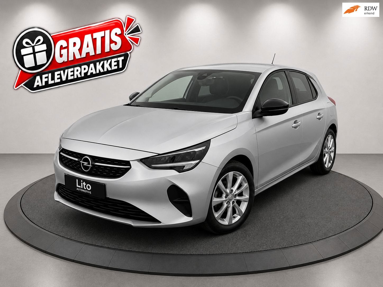 Opel Corsa 1.2 Elegance|AIRCO|NAVI|GREY|, Auto's, Voorwielaandrijving, Gebruikt, 1199 cc, Verwarmde buitenspiegels