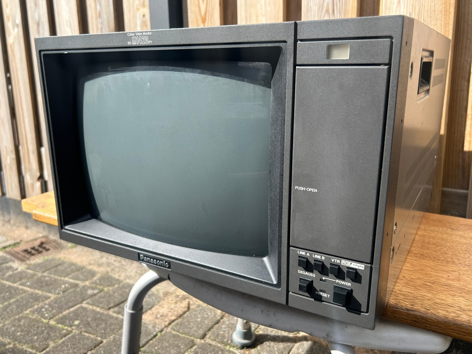Panasonic broadcast monutor CRT voor Arcade, Ophalen of Verzenden, 50 Hz, Panasonic