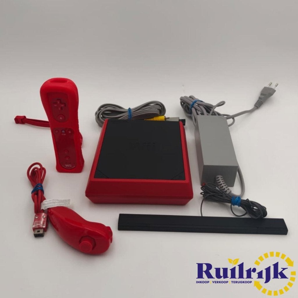 Nintendo Wii Mini console rood + controller Motion+ Nun Chuc, Nintendo, Zo goed als nieuw, Support@nintendo.com, 11-1 Hokotate-cho, Kamitoba, Minami-ku
Kyoto 601-8501
Japan
