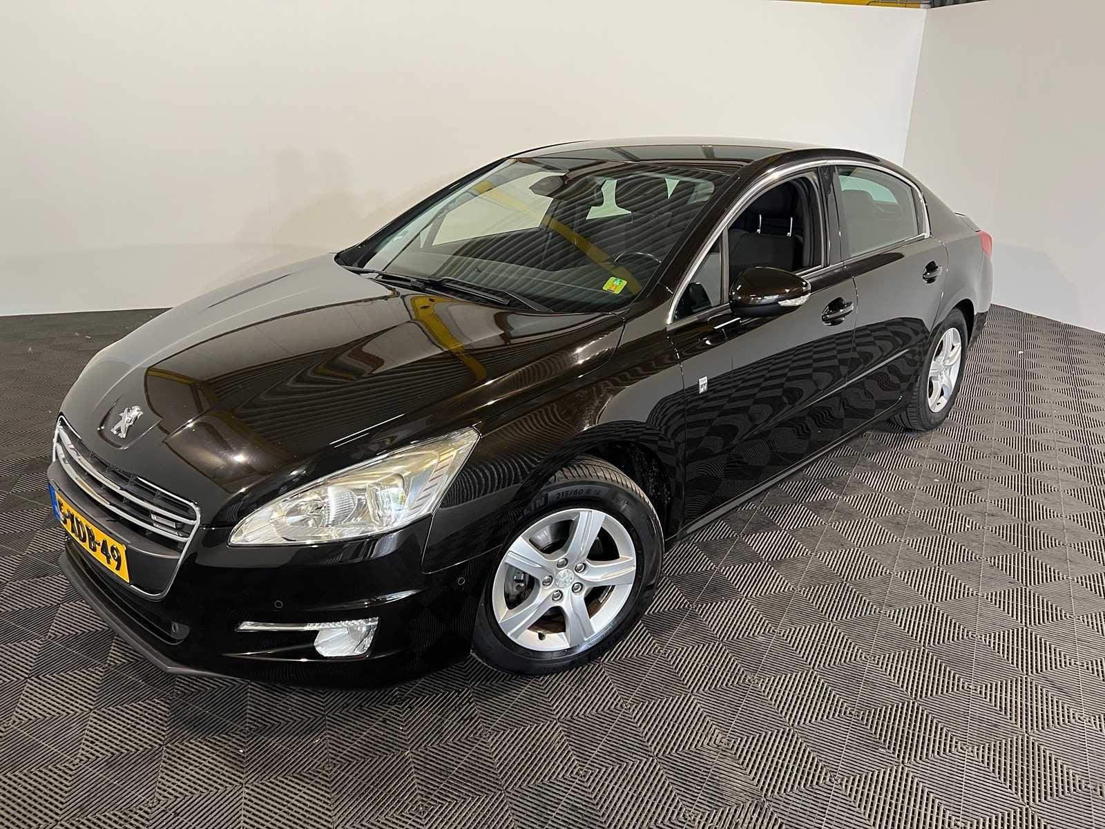 Peugeot 508 2.0 HDi Bl.L.Exec Hybrid 4, 5-XDB-49, Auto's, Automaat, Euro 5, Gebruikt, Bruin