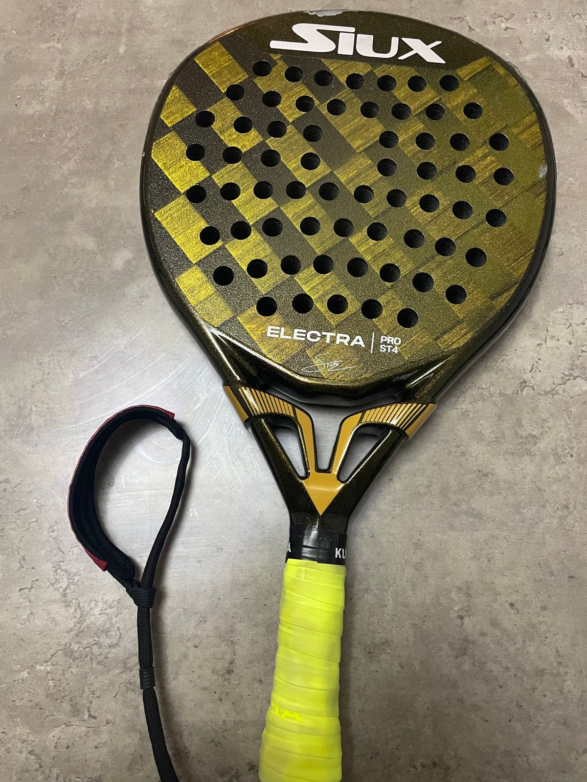 Siux Electra Pro ST4 Padelracket met schade, Ophalen, Gebruikt, Padelracket