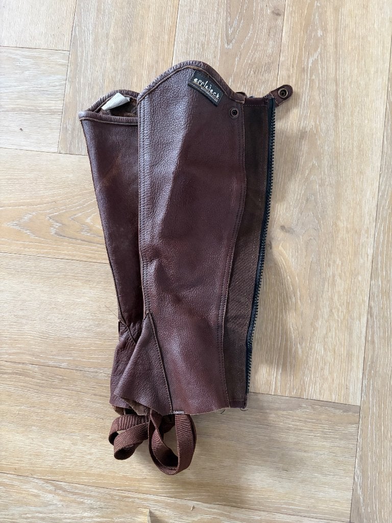 Leren Shaps, Gebruikt, Ritssluiting, Ophalen of Verzenden, Veelzijdigheid