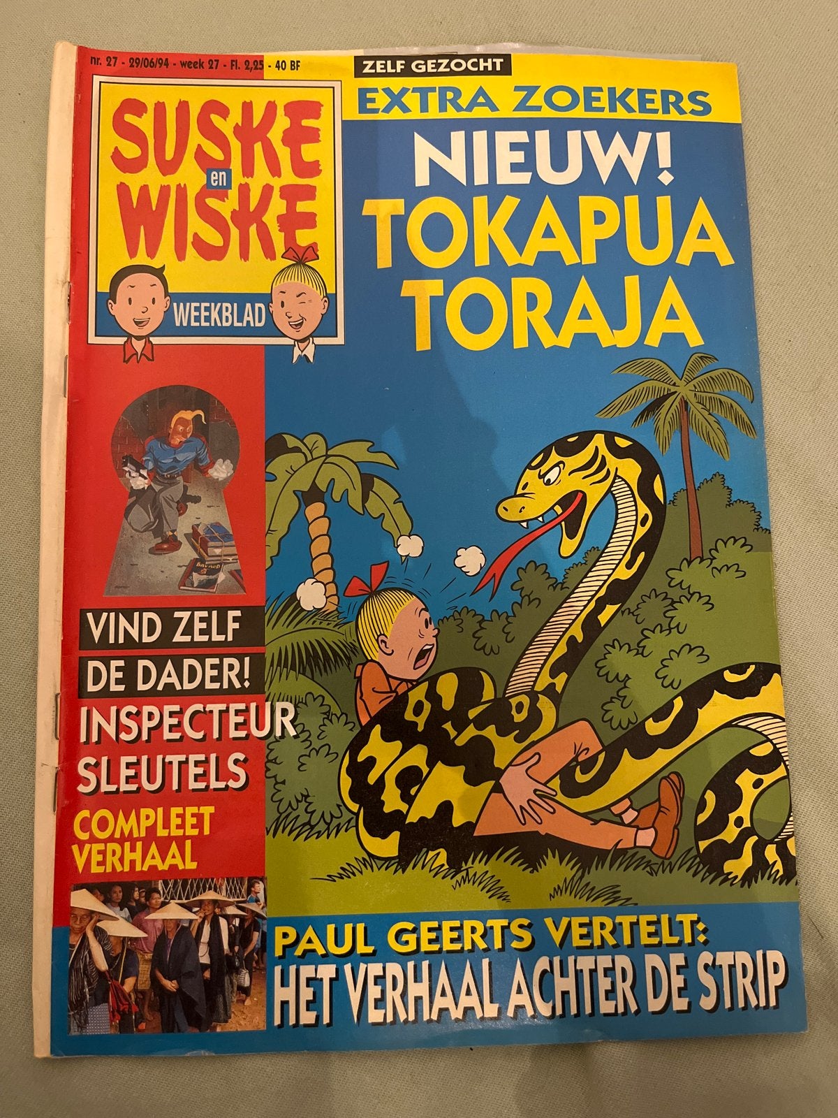 Suske en Wiske Weekblad nr. 27, Eén stripboek, Ophalen, Gelezen