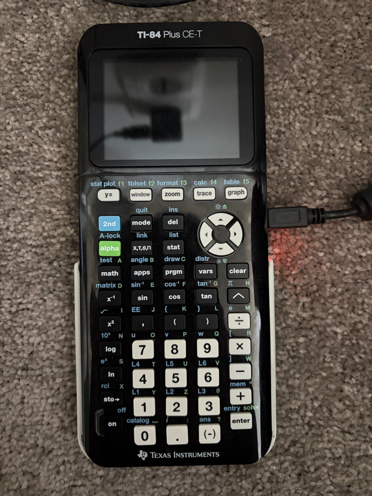 Grafische Rekenmachine - Texas Instruments TI-84 CE-T, Ophalen of Verzenden, Grafische rekenmachine, Gebruikt