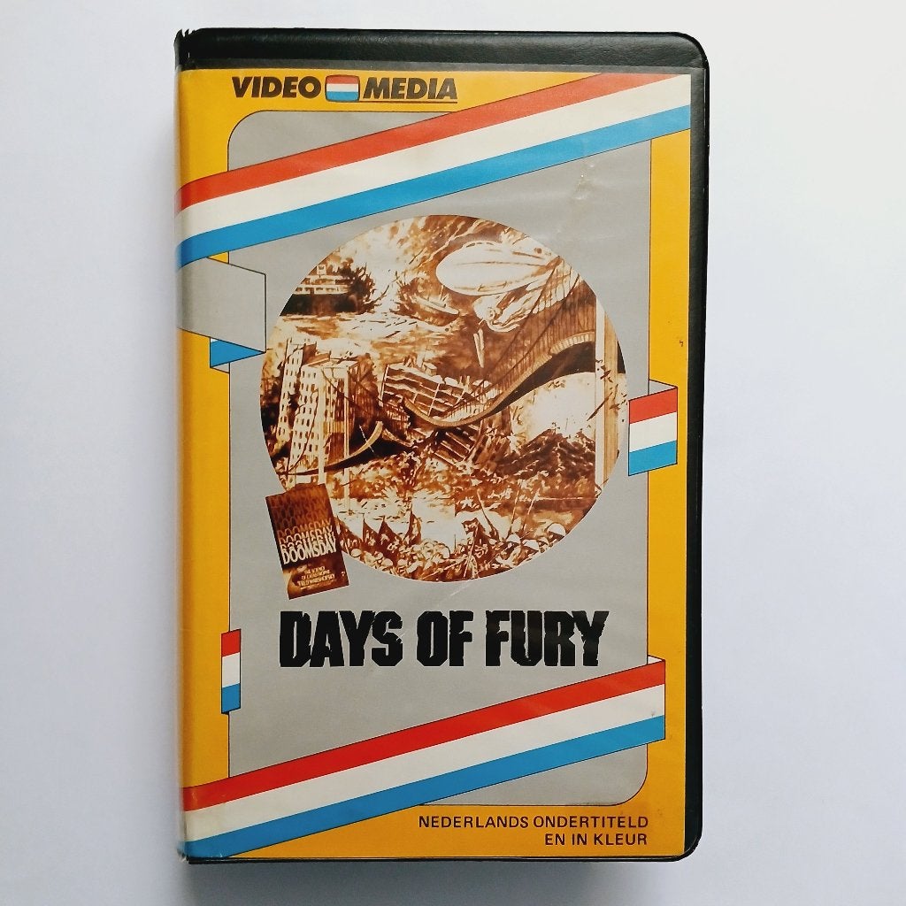 Days of Fury - NL ex rental vhs - Video Media, Cd's en Dvd's, Documentaire, Alle leeftijden, Ophalen of Verzenden, Ex-rental