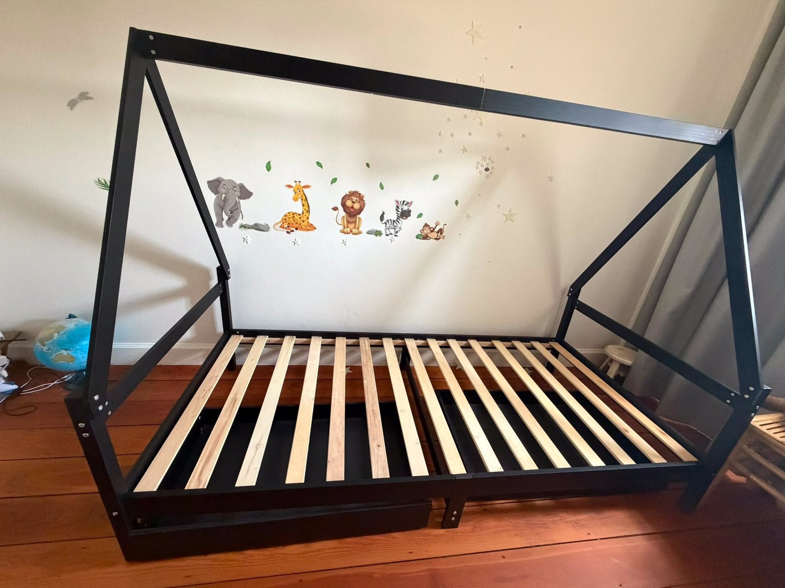 Kinderbed 90x200, Kinderen en Baby's, Ophalen, 85 tot 100 cm, Zo goed als nieuw, Matras