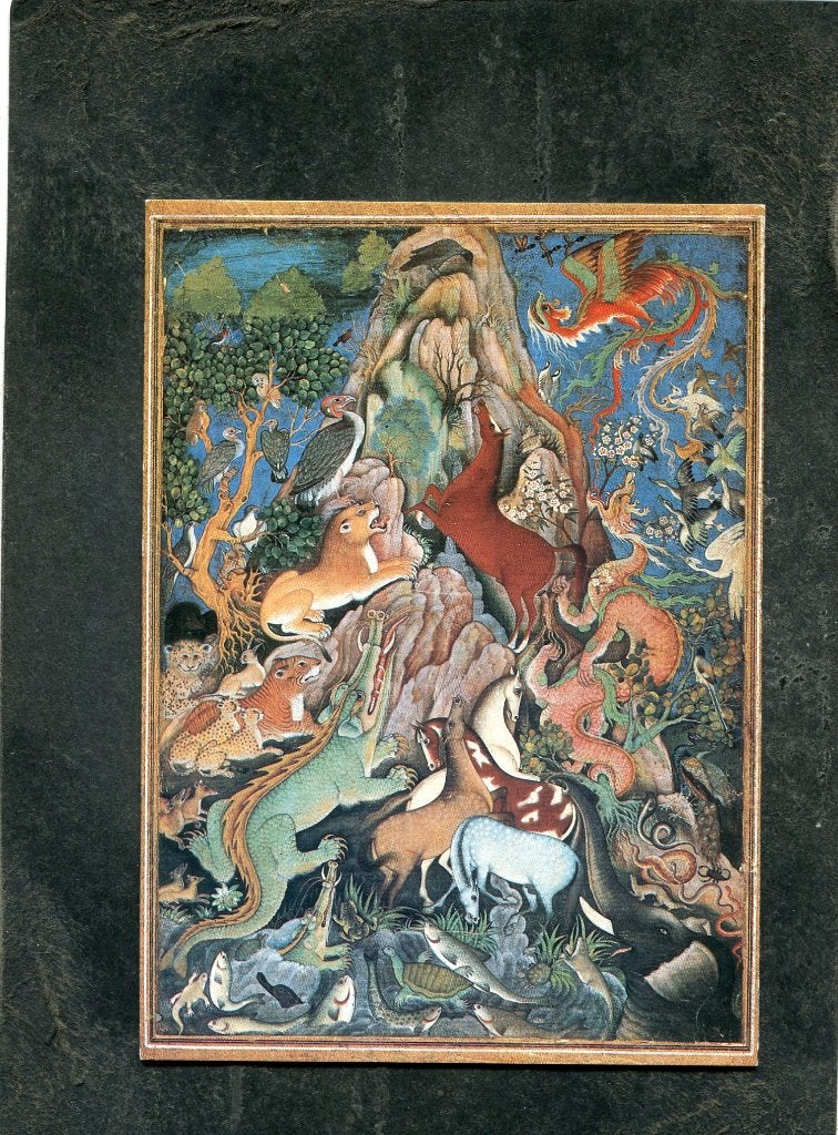 Ansicht Mughal School - The Crow addressing the assembled, Verzenden, 1980 tot heden, Ongelopen, Overige thema's