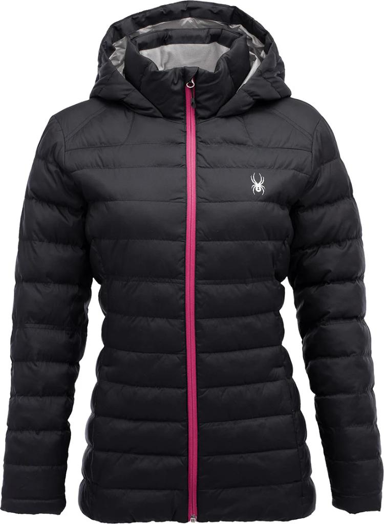 Spyder TRYTON Dames/kinderen jas met capuchon zwart, Ophalen of Verzenden, Nieuw, Maat 34 (XS) of kleiner, Zwart