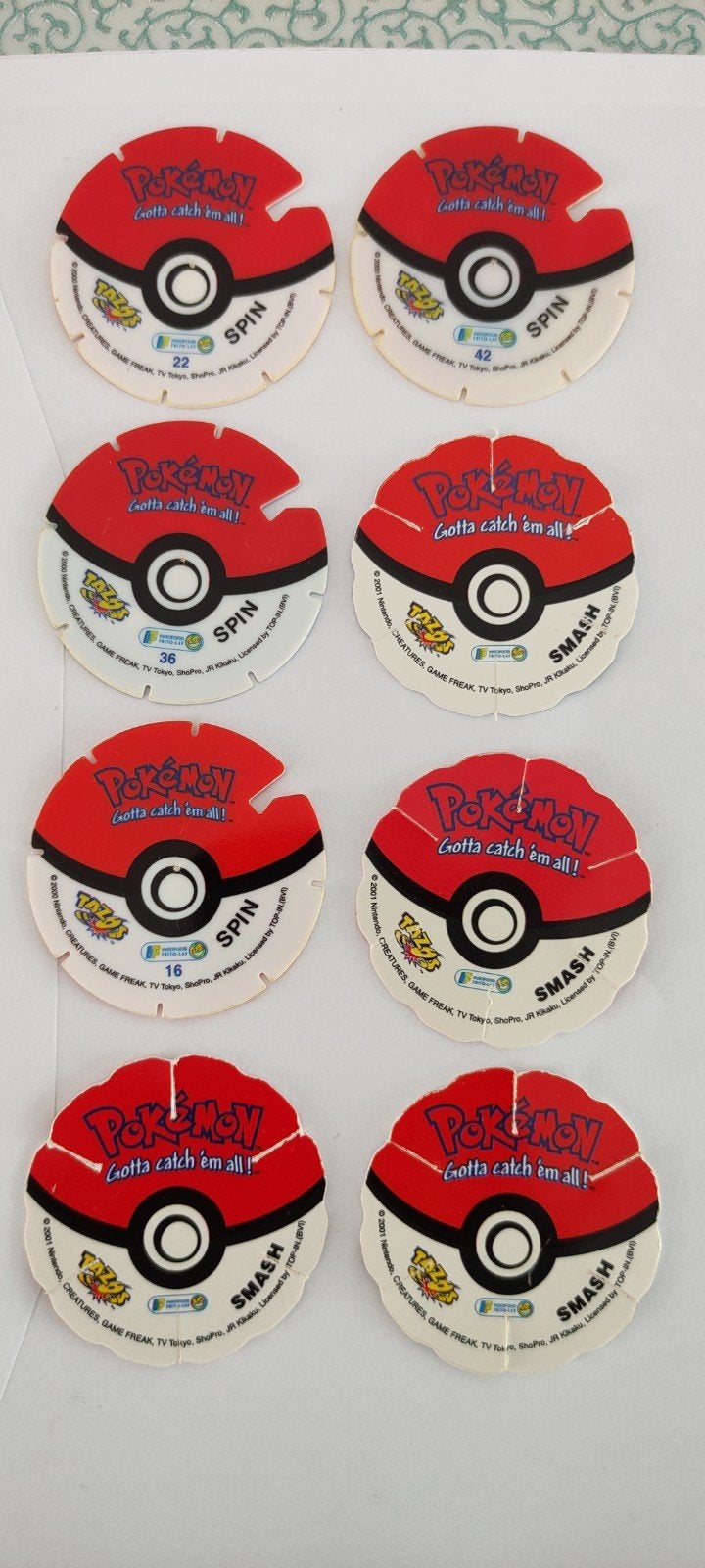Pokémon Tazo's / Flippo's - Indonesië, Ophalen of Verzenden, Gebruikt, Overige typen