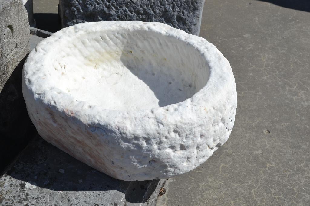 oude gekapte witte hardstenen bak, Ophalen, Gebruikt, Hardsteen, Overige typen