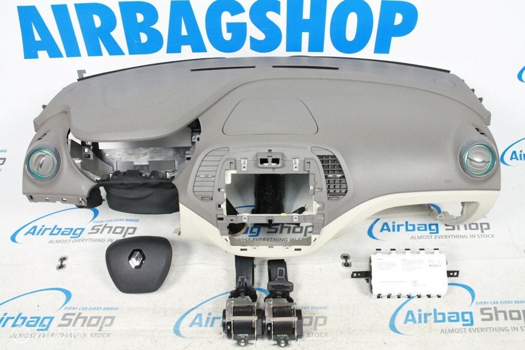 Airbag set - dashboard grijs/wit renault captur (2013-2019)