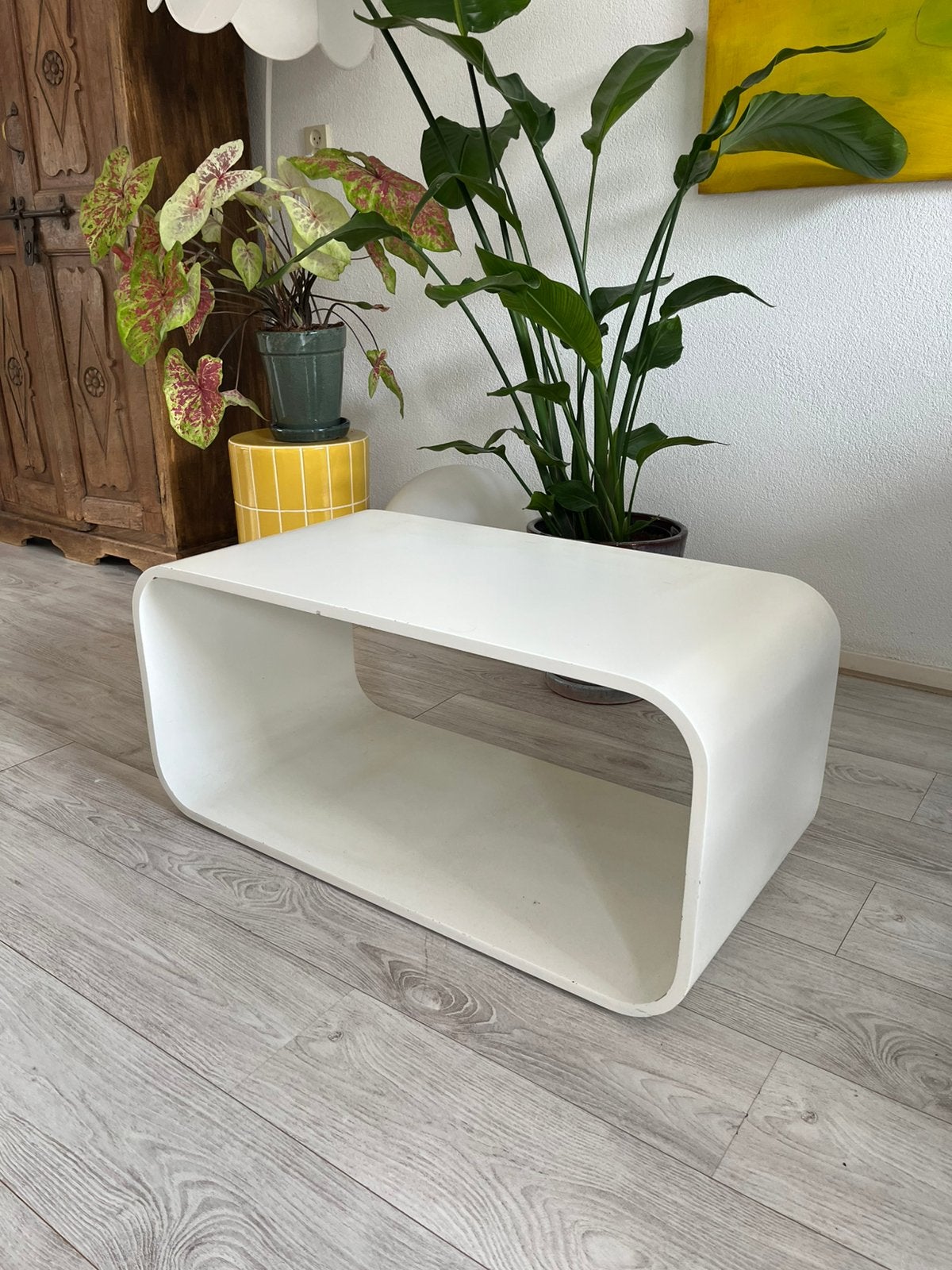 TV kastje, Ophalen, Gebruikt, Rond, Minder dan 50 cm