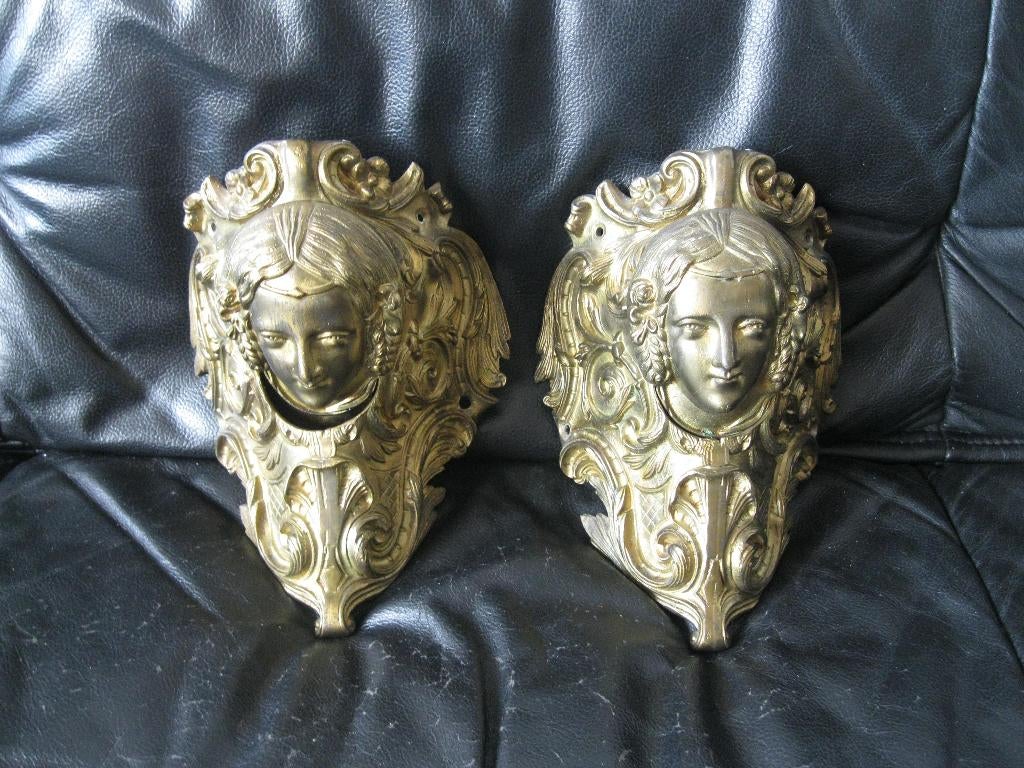 2x antieke engelenkoppen poolbiljart, Ophalen of Verzenden, Gebruikt, Pooltafel