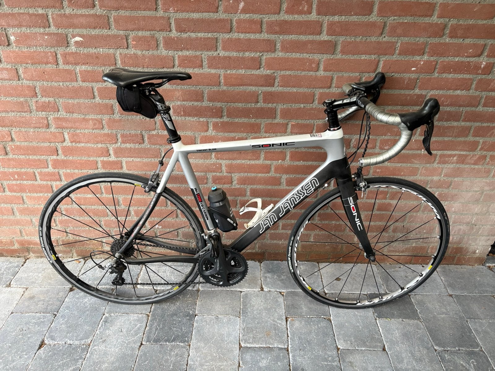 Jan Janssen Sonic Racefiets maat 58  Ultegra/carbon, Fietsen en Brommers, Overige merken, 28 inch, Gebruikt, Aluminium