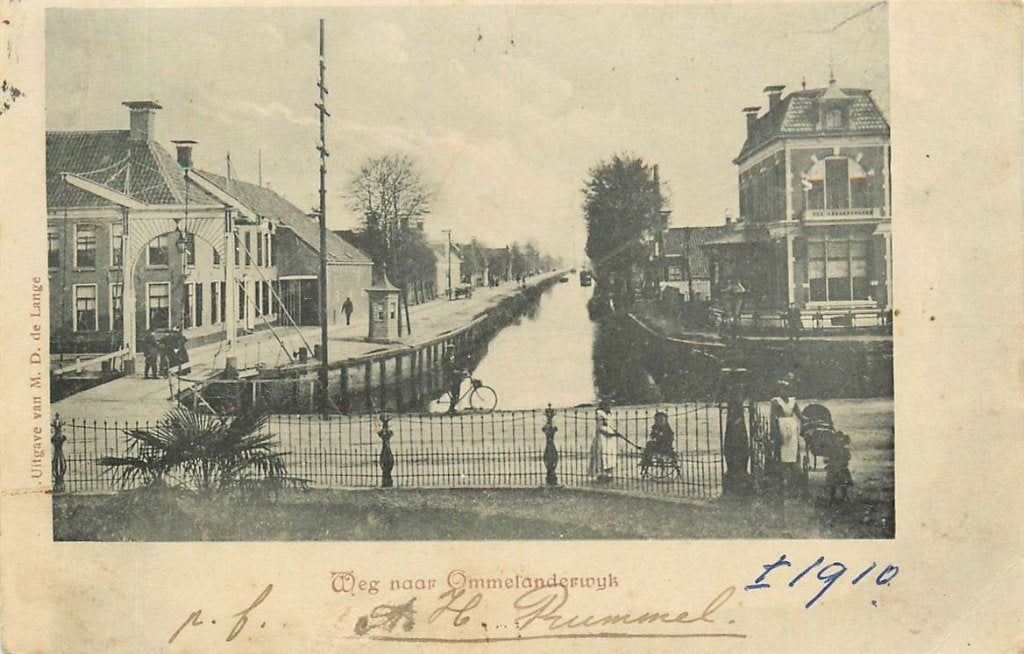 701-230-041 Veendam Weg naar Ommelanderwijk, Verzenden, Voor 1920, Groningen