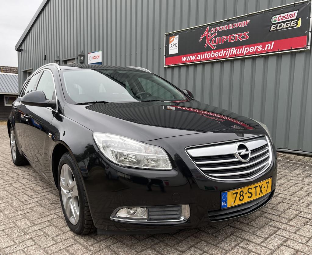 Opel Insignia Sports Tourer 1.4 Turbo EcoFLEX Business Editi, Euro 5, Stof, Gebruikt, Zwart